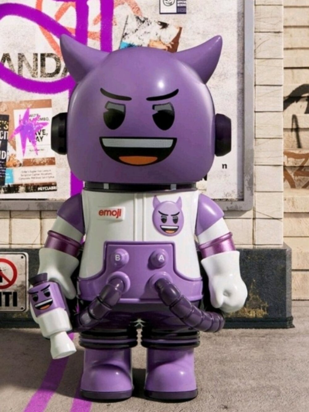 MEGA SPACE MOLLY 100% × emoji Series